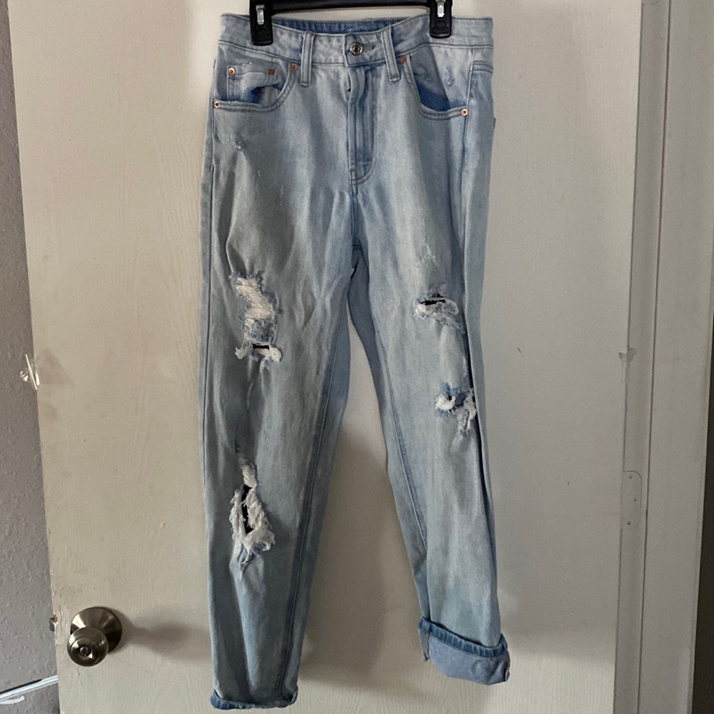 Denim washed jeans